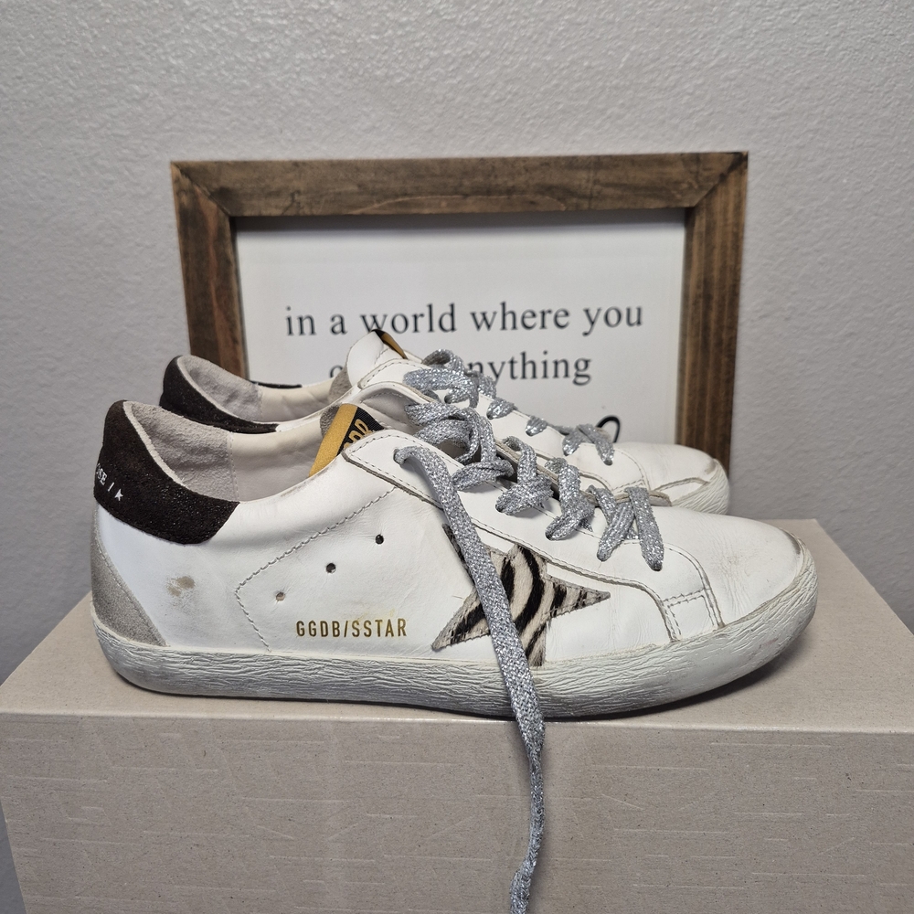 Golden Goose Sneakers Size 38 In Great Condition - Picture 7 of 10